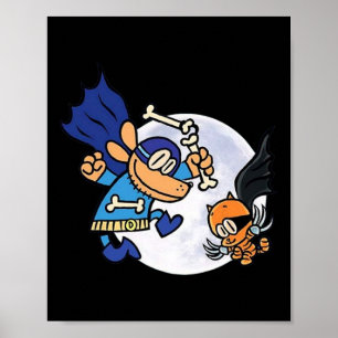 Poster Dogman Et Chat Essentiels Pour Enfant