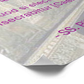 Poster Dogme de Pontificalité (Coin)