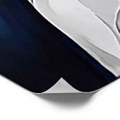 Poster Dogo Argentino Chien de Garde Blanc Race Puissante (Coin)