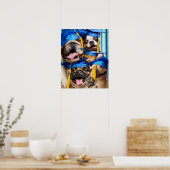 Poster Dogs and Cat Grads in Photo Booth (Cuisine)