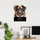 Poster Dogs Love (Bureau à domicile)