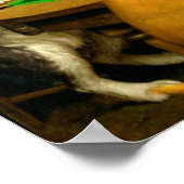 Poster Dogs Playing Snooker Billiards Fun Spoof (Coin)