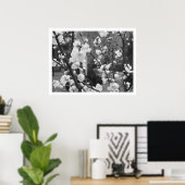 Poster dogwood blooms (Bureau à domicile)