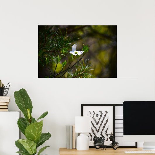 Poster Dogwood Blossom, (Bureau à domicile)