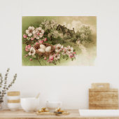 Poster Dogwood Tree Oiseau Nid Oiseau Cottage OEuf (Cuisine)