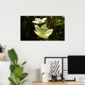 Poster Dogwoods et séquoias dans le parc national Yosemit (Bureau à domicile)