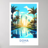 Poster Doha Qatar - Imprimer (Devant)