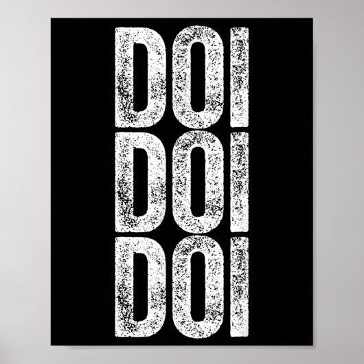 Poster Doi Doi Doi Brainrot Gen Alpha Argot 67 Six Seven  (Devant)