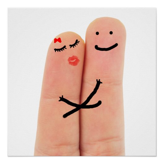 Poster Doigts amoureux (Devant)