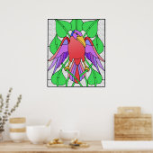 Poster d'oiseaux en verre (Cuisine)