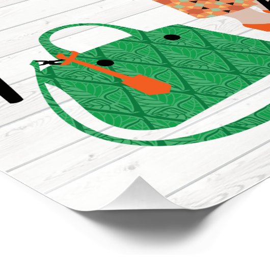 Poster d'oiseaux Mah Jongg (Coin)