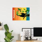 Poster d'oiseaux tropicaux du Toucan (Bureau à domicile)