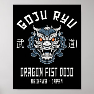 Poster Dojo Dragon Fist Karaté Goju Ryu