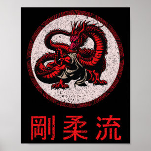 Poster Dojo Training Karate Meilleur Héritage De Ma Tradi
