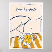 Poster "Dolce Far Niente" Collection d'été italien (Devant)