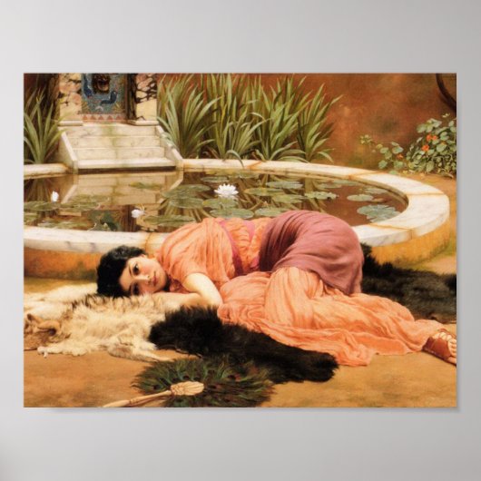 Poster Dolce Far Niente de John Godward (Devant)