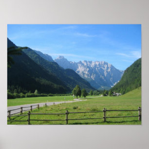 Poster Dolina Slovénie de Logarska