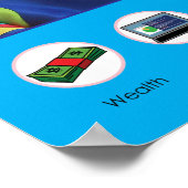 Poster Doljabi Doljanchi Dol coréen 1er anniversaire (Coin)