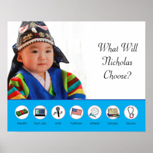 Poster Doljabi Doljanchi Dol coréen 1er anniversaire