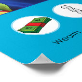 Poster Doljabi Doljanchi Dol coréen 1er anniversaire (Coin)