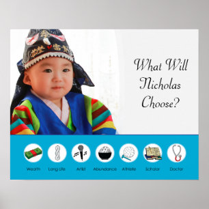 Poster Doljabi Doljanchi Dol coréen 1er anniversaire