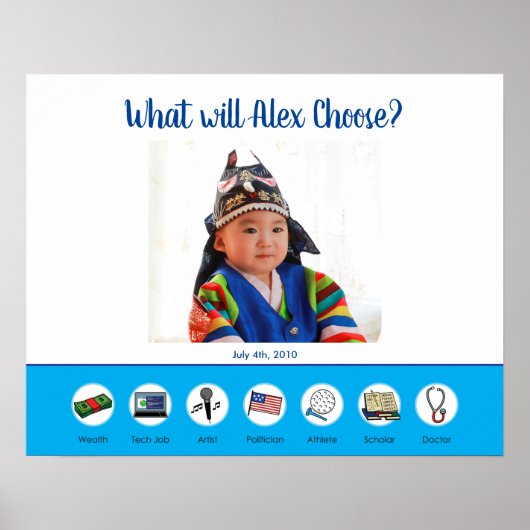 Poster Doljabi Doljanchi Dol coréen premier anniversaire (Devant)