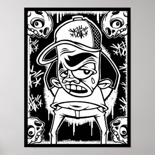 Poster DOLLA / SKULLIE (Devant)