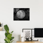 Poster Dollar d'argent Liberty 1887 (Bureau à domicile)