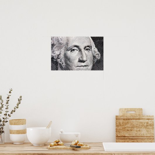 Poster dollar de george washington (Cuisine)