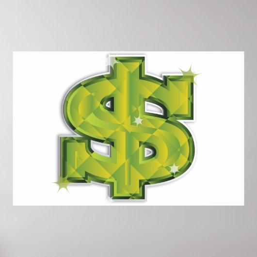 Poster Dollar des États-Unis (Devant)