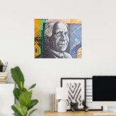 Poster dollars australiens (Bureau à domicile)