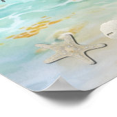 Poster Dollars De Sable Tropical, Mariage De Bord De Mer (Coin)