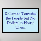 Poster Dollars to Terrorize the People (Devant)
