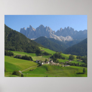 Poster Dolomites