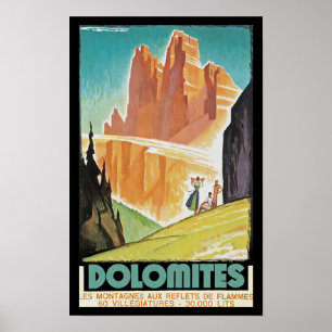 Poster Dolomites