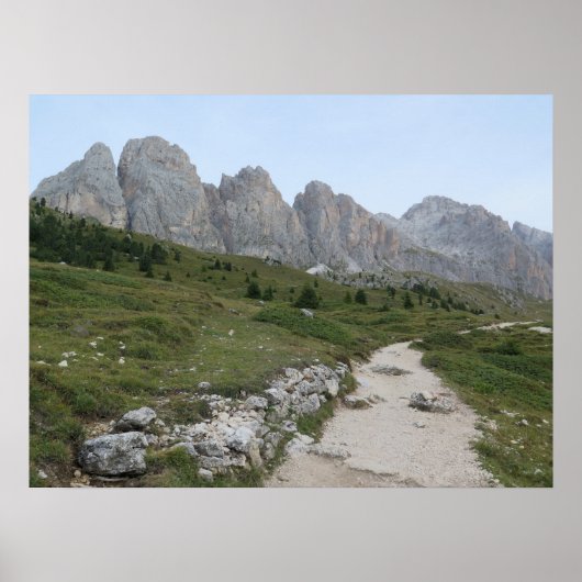Poster Dolomites Italie (Devant)