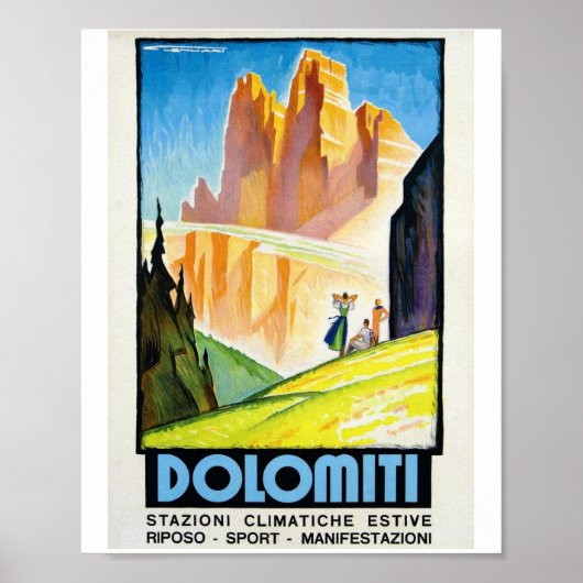 POSTER DOLOMITI (Devant)