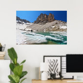 Poster Dolomiti - lac Pisciadu (Bureau à domicile)