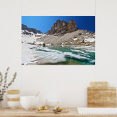 Poster Dolomiti - lac Pisciadu (Cuisine)