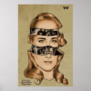 Poster Dolores de Westworld SciFi Robot Artwork