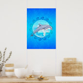 Poster Dolphin Maori Sun (Cuisine)