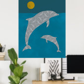 Poster Dolphin Nautique (Bureau à domicile)