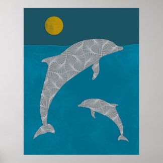 Poster Dolphin Nautique