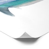 Poster Dolphin Ocean Double Exposition (Coin)