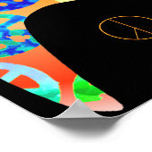 Poster Dolphin Peace Sunday Imprimer (Coin)