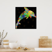 Poster Dolphin Peace Sunday Imprimer (Cuisine)