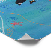 Poster Dolphin Twin Calves (Hoek)