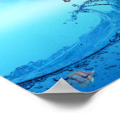 Poster Dolphin Wave Frutiger Aero (Coin)