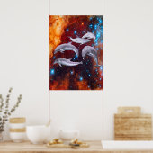 Poster Dolphins étoilés (Cuisine)