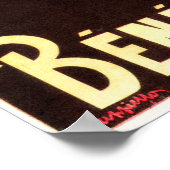 Poster DOM BENEDICTINE Liqueur de plantes françaises Capp (Coin)